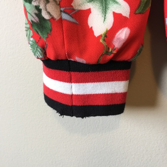Cool Floral Sporty Bomber - Picture 3 of 3
